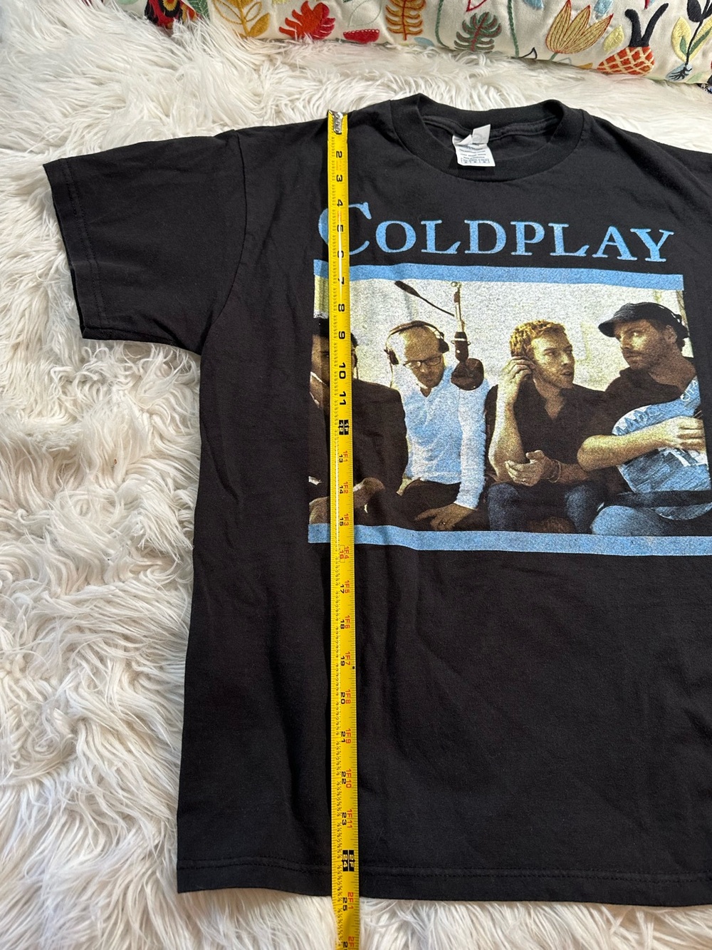 Vintage 2000s Coldplay Photo Tour Dates Band Tee - Picture 2 of 12